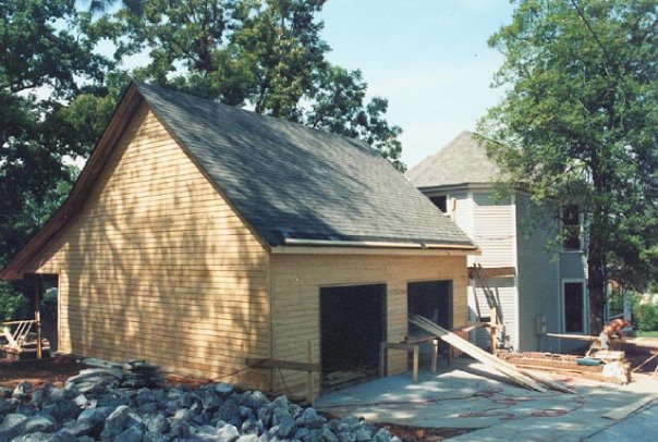 Rear Garage Progress