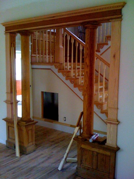 Antique Oak Collanades