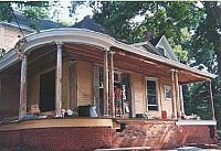 Front Porch being restored