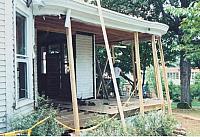 Porch Being Restored