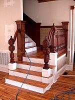 Asthetic Victorian Walnut Staircase
