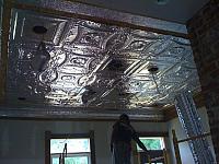 Tin Ceiling Installation